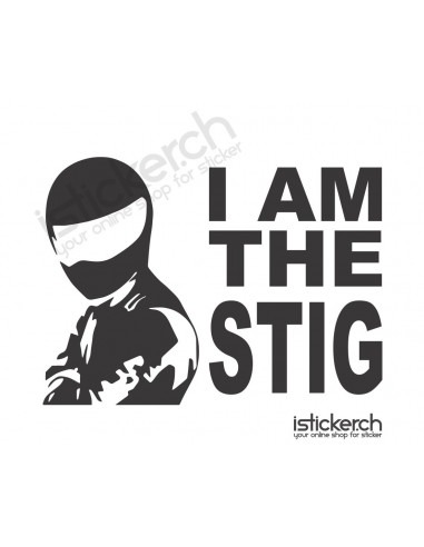 JDM Tuning Sticker I am The Stig